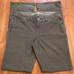 Eddie Bauer Brown Corduroy pants, SZ 6, bootcut